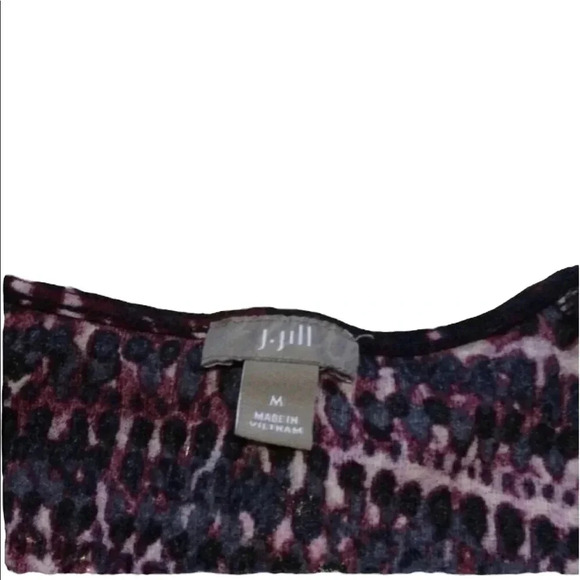 J. Jill Short Sleeve T-Shirt Top Blouse Tunic Size Medium - Picture 4 of 6